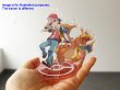 Photo4: Pokemon Center 2019 Pokemon Trainers Acrylic Stand Key Chain N Reshiram (4)