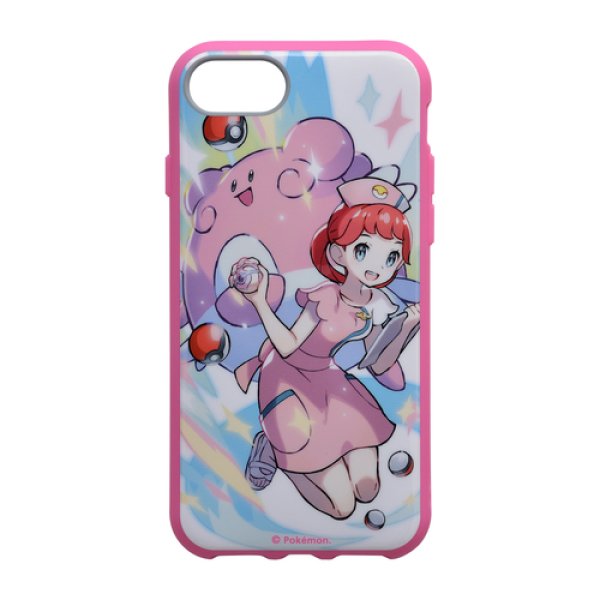 Photo1: Pokemon Center 2019 Pokemon Trainers IIIIfi+ for iPhone 8/7/6s/6 Jacket case Nurse Chasey (1)