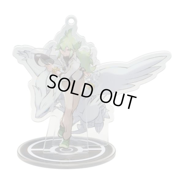 Photo2: Pokemon Center 2019 Pokemon Trainers Acrylic Stand Key Chain N Reshiram (2)