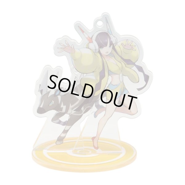 Photo2: Pokemon Center 2019 Pokemon Trainers Acrylic Stand Key Chain Elesa Zebstrika (2)