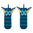 Photo1: Pokemon Center 2019 Plush Socks for Women 23 - 25 cm 1 Pair Vaporeon (1)