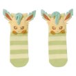 Photo1: Pokemon Center 2019 Plush Socks for Women 23 - 25 cm 1 Pair Leafeon (1)