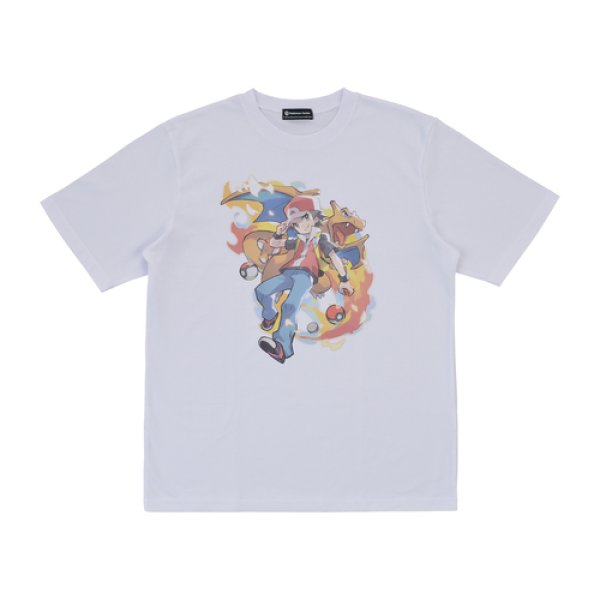 Photo1: Pokemon Center 2019 Pokemon Trainers T-shirt collection Red Charizard (1)