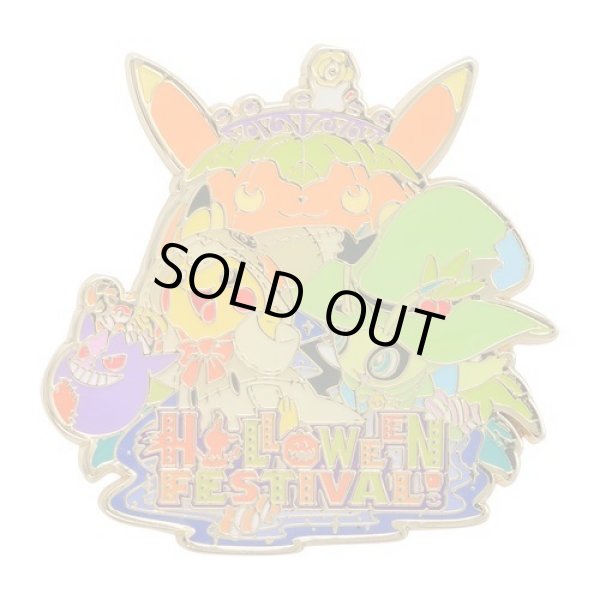 Photo1: Pokemon Center 2019 Halloween Festival Logo Pin Badge Pins (1)