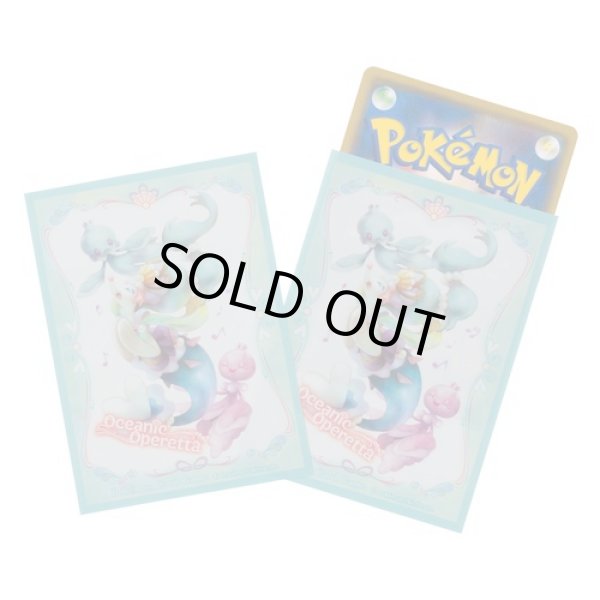 Photo1: Pokemon Center Original Card Game Sleeve Oceanic Operetta Primarina 64 sleeves (1)