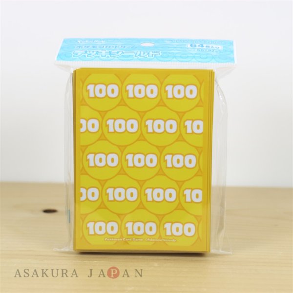 Photo2: Pokemon Center Original Card Game Sleeve 100 Damage Counters 64 sleeves (2)