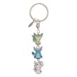 Photo2: Pokemon Center 2019 Transform Ditto Both sides Triple Metal Charm Key chain Leafeon Glaceon Sylveon (2)