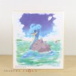 Photo1: Pokemon 2019 BANDAI Shikishi Art picture No.11 Lapras (1)