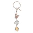 Photo1: Pokemon Center 2019 Transform Ditto Both sides Triple Metal Charm Key chain Furret Alola Vulpix Dragonite (1)