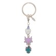 Photo1: Pokemon Center 2019 Transform Ditto Both sides Triple Metal Charm Key chain Litwick Sableye Misdreavus (1)