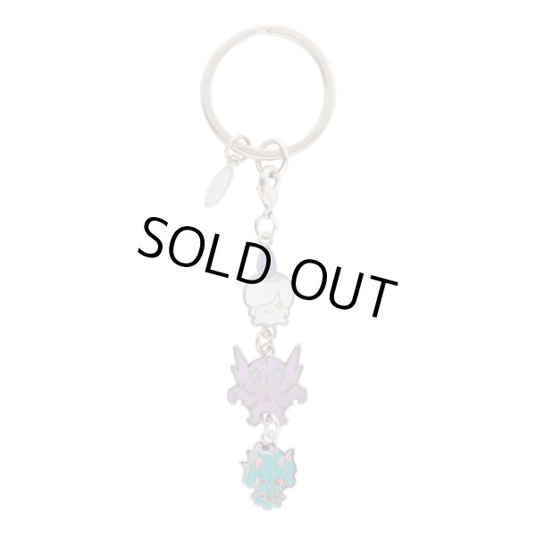 Photo2: Pokemon Center 2019 Transform Ditto Both sides Triple Metal Charm Key chain Litwick Sableye Misdreavus (2)