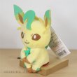 Photo3: Pokemon 2018 Takara Tomy Arts Chokkori-san Sitting Plush Chokkori Leafeon (3)