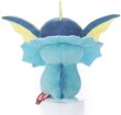 Photo2: Pokemon 2018 Takara Tomy Arts Chokkori-san Sitting Plush Chokkori Vaporeon (2)