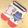 Photo3: Pokemon Center 2019 24 Hours Pokemon CHU Socks for Women 23 - 25 cm 1 Pair Slowpok & Croagunk (3)