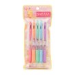 Photo1: Pokemon Center 2019 Pokemon diner ZEBRA SARASA Ballpoint pen 5 piece Pink (1)