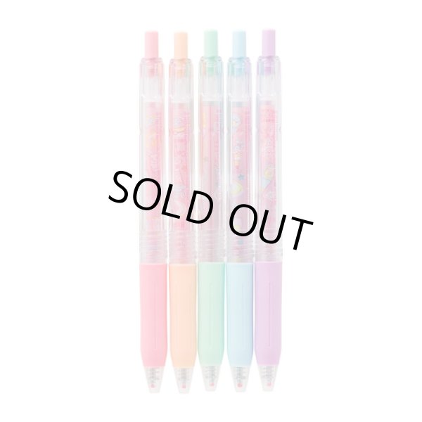 Photo3: Pokemon Center 2019 Pokemon diner ZEBRA SARASA Ballpoint pen 5 piece Pink (3)