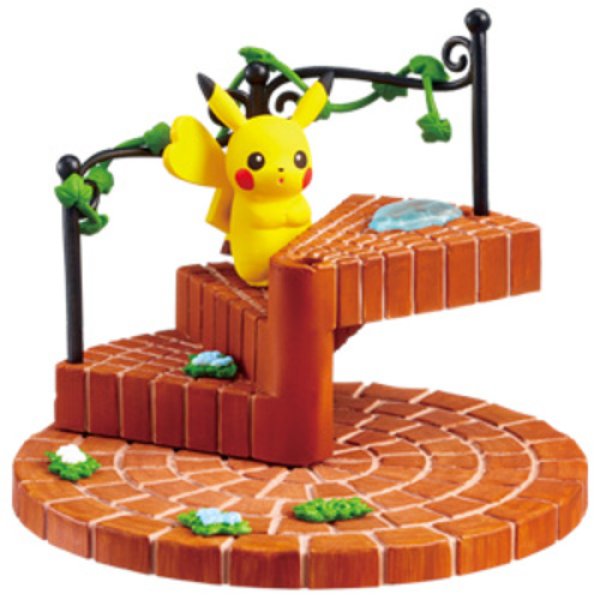 Photo1: Pokemon 2019 Tsunagete Kawaii! Pokemon's Steps Staircase vol.2 #1 Pikahu Figure (1)