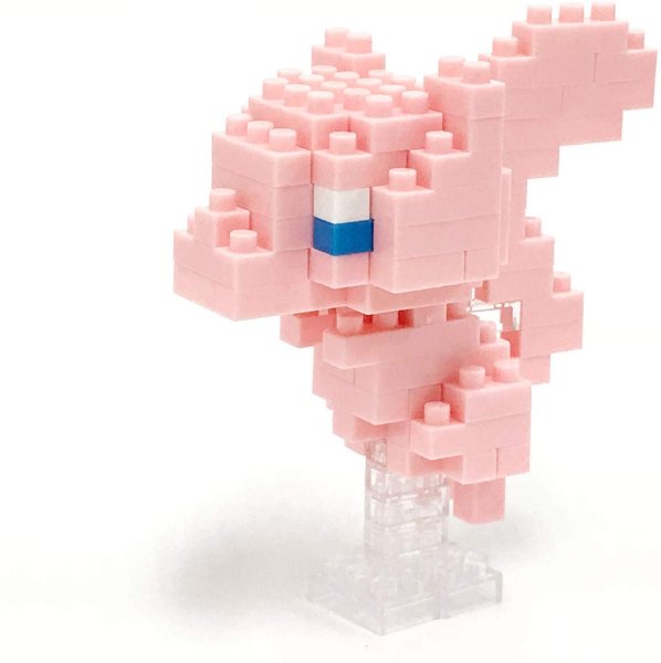 Photo1: Pokemon KAWADA nanoblock NBPM_045 Mew micro-sized building block (1)