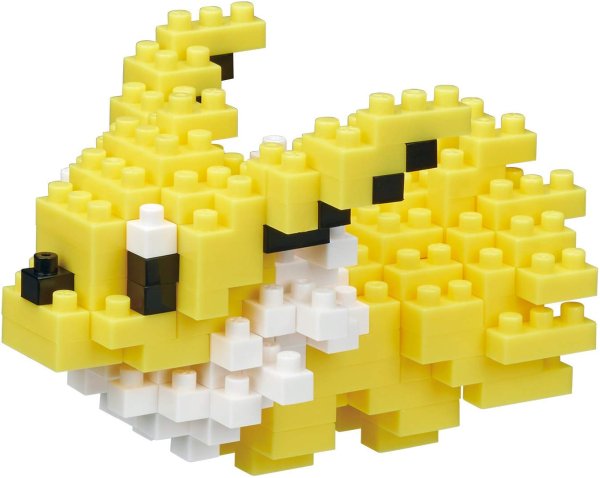 Photo1: Pokemon KAWADA nanoblock NBPM_021 Jolteon micro-sized building block (1)