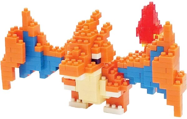 Photo1: Pokemon KAWADA nanoblock NBPM_058 Mega Charizard Y micro-sized building block (1)