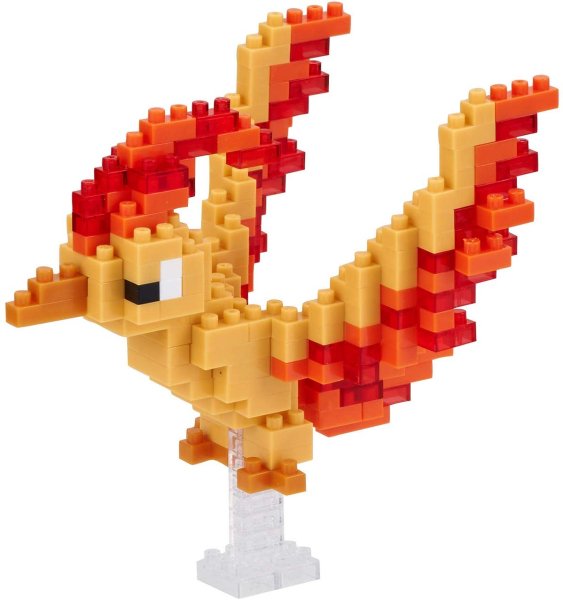 Photo1: Pokemon KAWADA nanoblock NBPM_047 Moltres micro-sized building block (1)