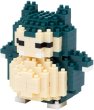 Photo1: Pokemon KAWADA nanoblock NBPM_012 Snorlax micro-sized building block (1)