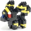 Photo1: Pokemon KAWADA nanoblock NBPM_044 Umbreon micro-sized building block (1)