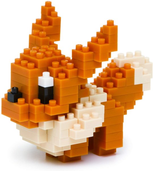 Photo1: Pokemon KAWADA nanoblock NBPM_005 Eevee micro-sized building block (1)