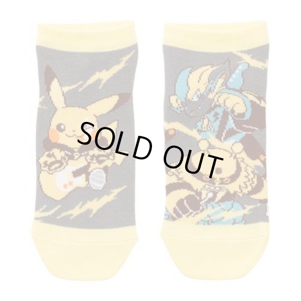 Photo1: Pokemon Center 2019 POKEMON BAND FES Socks for Women 23 - 25 cm 1 Pair Electric (1)