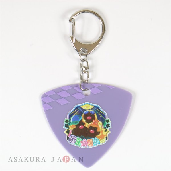 Photo1: Pokemon Center 2019 POKEMON BAND FES Pick Shaped Key chain Grass (1)