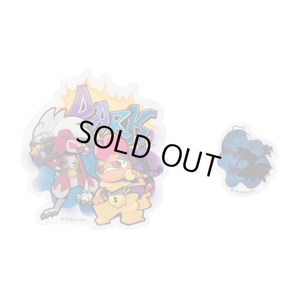 Photo1: Pokemon Center 2019 POKEMON BAND FES Sticker Sheet Dark (1)