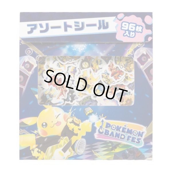 Photo1: Pokemon Center 2019 POKEMON BAND FES Assorted Mini Sticker set (1)
