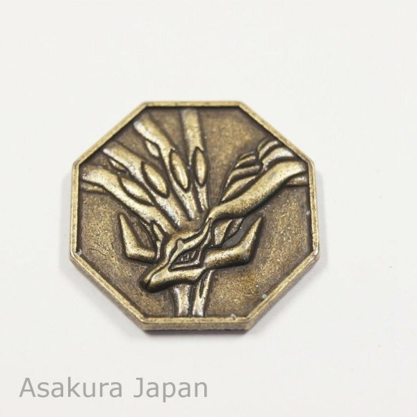 Photo1: Pokemon 2014 Metal Collection XY Xerneas Coin (Bronze Version) (1)