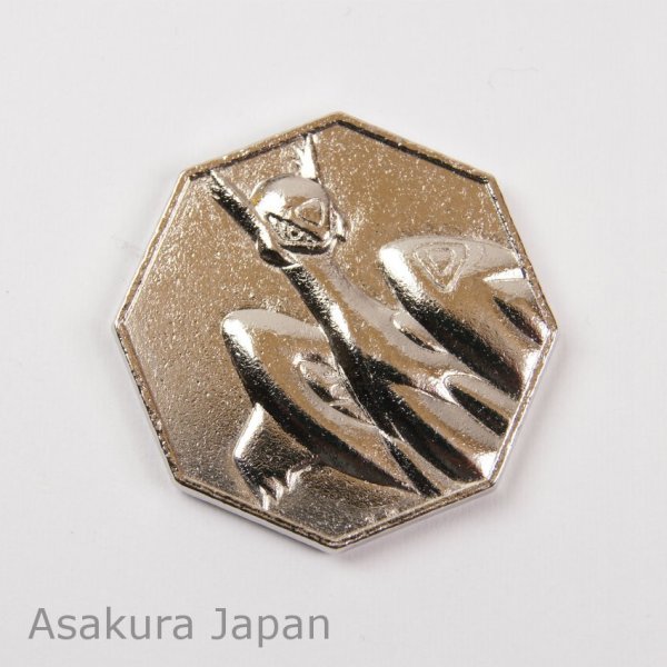 Photo1: Pokemon 2015 Metal Collection XY Mega Latias Coin (Silver Version) (1)