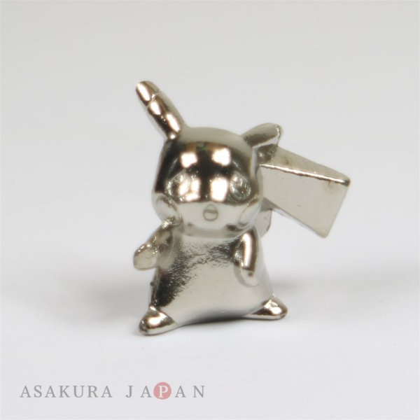 Photo1: Pokemon XY&Z 2016 Metal Collection Pikachu sad Figure (Silver Version) (1)