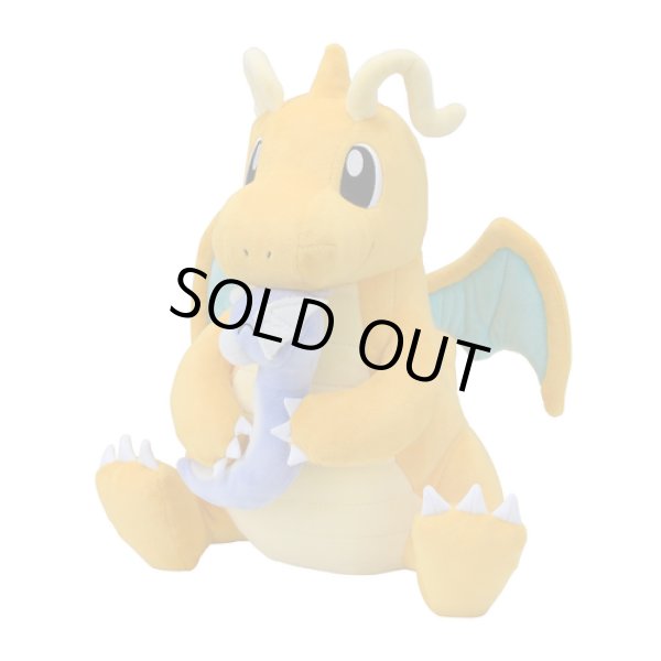 Photo1: Pokemon Center 2019 TAIKI-BANSEI Plush doll Hugging Dratini & Dragonite (1)