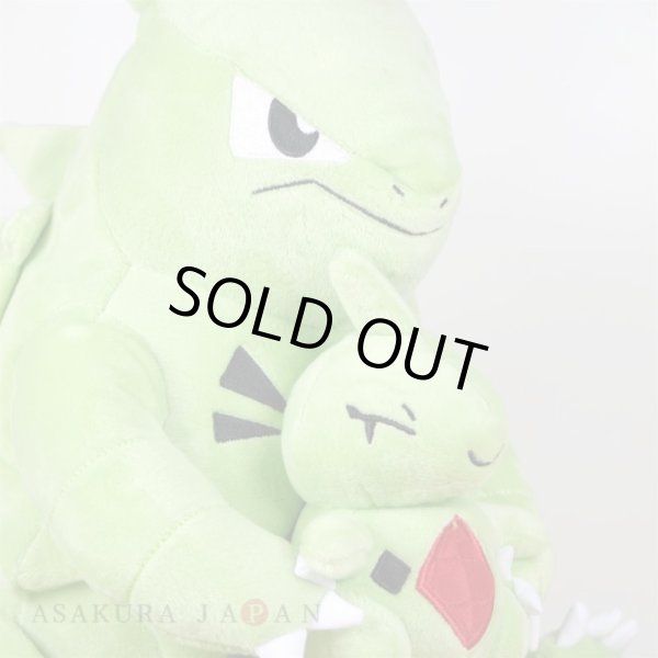Photo4: Pokemon Center 2019 TAIKI-BANSEI Plush doll Hugging Larvitar & Tyranitar (4)
