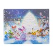 Photo1: Pokemon Center 2019 Frosty Christmas A4 Size Double Clear File Folder with SEQUINS (1)