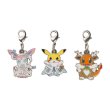 Photo1: Pokemon Center 2019 Frosty Christmas Metal charm set (1)