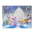 Photo2: Pokemon Center 2019 Frosty Christmas A4 Size Double Clear File Folder with SEQUINS (2)