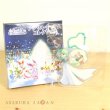 Photo1: Pokemon Center 2019 Frosty Christmas Acrylic Charm Key chain #7 Gardevoir Whimsicott (1)
