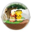 Photo1: Pokemon 2019 Terrarium Collection vol.7 #1 Pikachu & Growlithe Mini Figure (1)