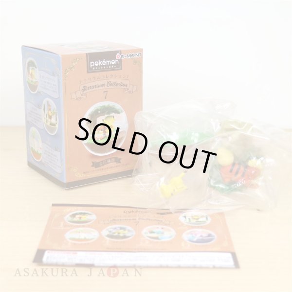 Photo2: Pokemon 2019 Terrarium Collection vol.7 #1 Pikachu & Growlithe Mini Figure (2)