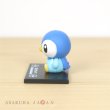 Photo3: Pokemon 2019 BANDAI Colle chara ! vol.1 #5 Piplup Mini Figure with name pedestal (3)