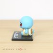 Photo3: Pokemon 2019 BANDAI Colle chara ! vol.1 #2 Squirtle Mini Figure with name pedestal (3)