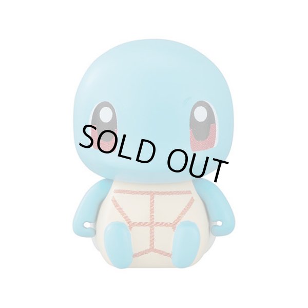 Photo1: Pokemon 2019 BANDAI Colle chara ! vol.1 #2 Squirtle Mini Figure with name pedestal (1)