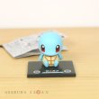 Photo2: Pokemon 2019 BANDAI Colle chara ! vol.1 #2 Squirtle Mini Figure with name pedestal (2)