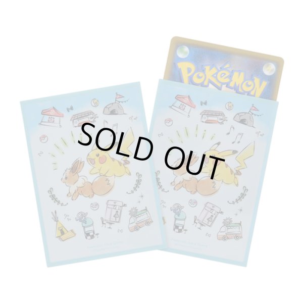 Photo1: Pokemon Center Original Card Game Sleeve World Market 64 sleeves (1)