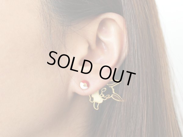 Photo4: Pokemon Center 2019 Pokemon accessory Series Pierced Earrings P38 (4)