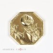 Photo1: Pokemon 2016 Metal Collection Sun & Moon Lunala Coin (Gold Version) (1)